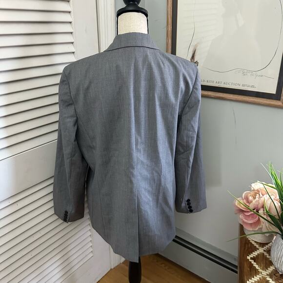 J CREW FACTORY Womens Blazer Single Breasted Wool Blend Pockets Career Office 18 - Picture 5 of 12
